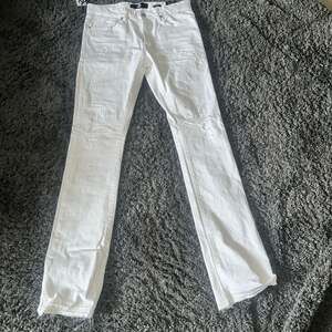 Jordan Craig Martin Stacked Distressed White Denim Jeans